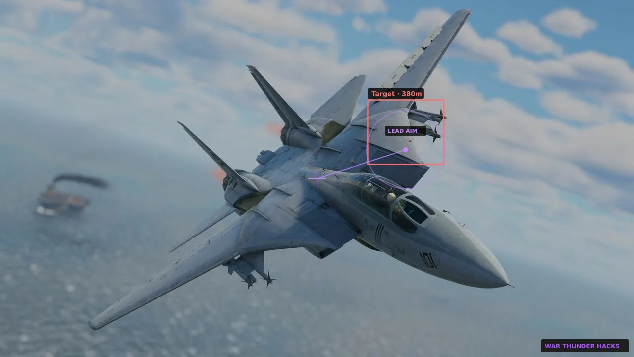 Ballistic aimbot and FOV settings for War Thunder aimbot on Windows PC