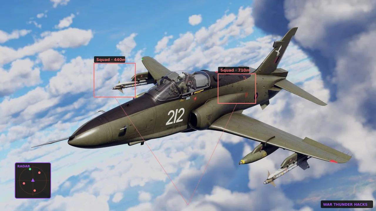 bot player moving toward capture point with loot in War Thunder