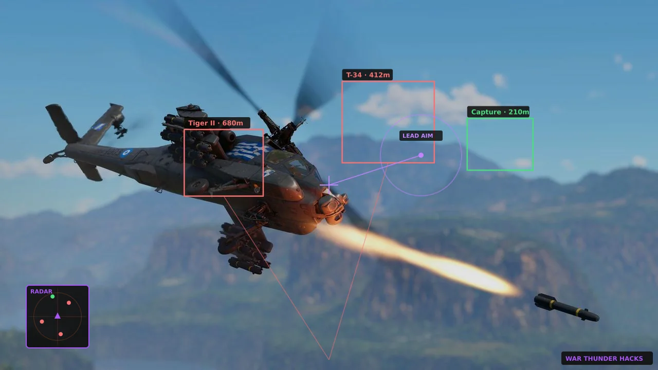 Overview of War Thunder Hacks ESP ballistic aimbot and radar tools for 2026