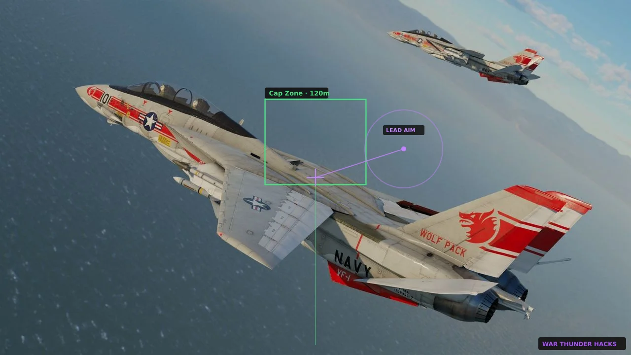 Player warming up aim before an War Thunder enemy tank battle